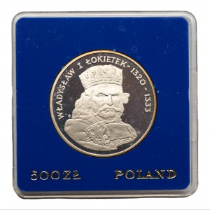 PRL - 500 złotych 1986 - WŁADYSŁAW I ŁOKIETEK