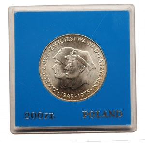 People's Republic of Poland - 200 gold 1975 - Soldiers - Victory over fascism