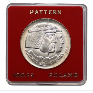 PRL - 100 złotych 1966 Mieszko i Dąbrówka - PRÓBA