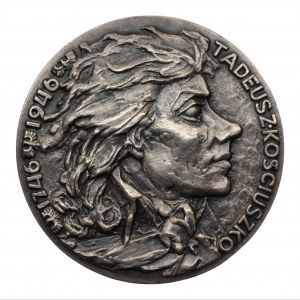 Medal z okazji 200. rocznicy urodzin Tadeusza Kościuszki 1946 - SREBRO