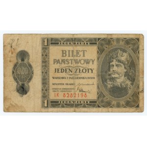 1 zlotý 1938 - séria IK