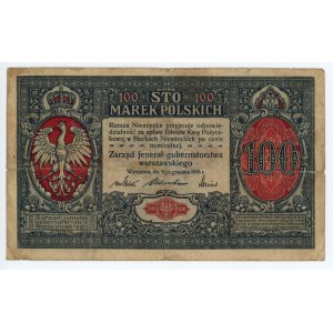 100 marek 1916 - jenerał numeracja 6 cyfrowa