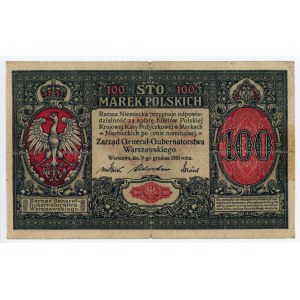 100 Polish Marks 1916 - General