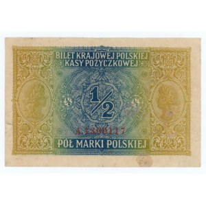 1/2 marki polskiej 1916 jenerał - seria A