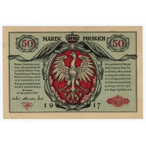 50 marek polskich 1916 - Jenerał seria A - ŁADNY
