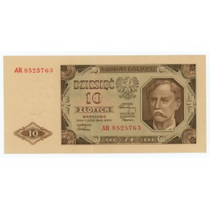10 złotych 1948 - seria AR