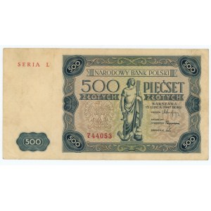 500 Zloty 1947 - Serie L