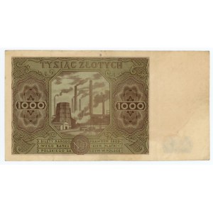1,000 zloty 1947 - E series