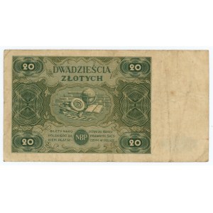 20 złotych 1947 - seria D