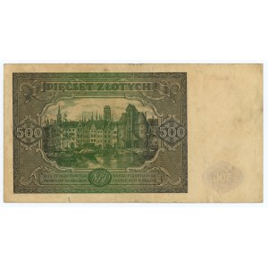 500 zloty 1946 - E series