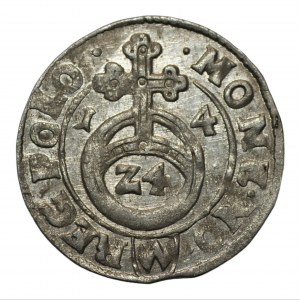 Žigmund III Vaza (1587-1632) - Polovičná stopa 1614 Bydgoszcz GÓRECKI COLLECTION