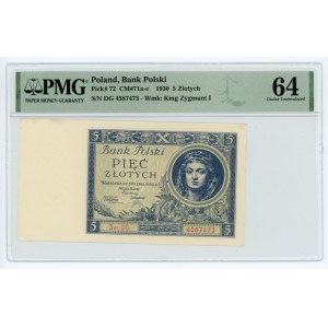 5 gold 1930 - DG Series - PMG 64