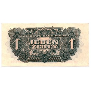 1 złoty 1944 - obowiązkowym seria XT