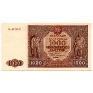 1000 zlotých 1946 - séria Wb.