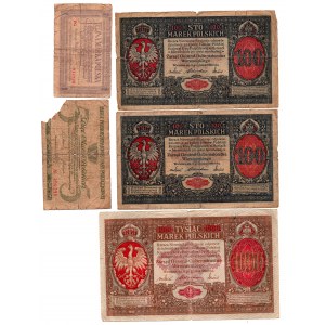 Polish Brands set of 5 pcs 1916-1919r.