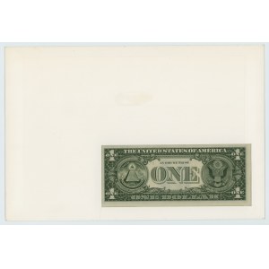 USA - zestaw banknot oraz znaczek