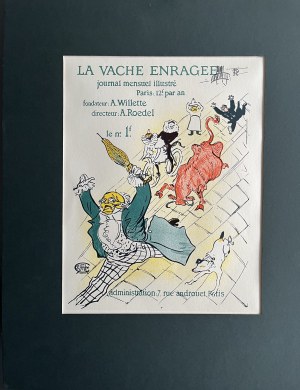 Henri de Toulouse-Lautrec ( 1864 - 1901), La Vache Enragee No: XXVI/XXXIII