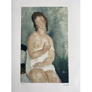 Amedeo Modigliani (1884-1920), Young woman in a shirt