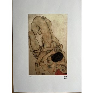 Egon Schiele ( 1890 - 1918 ), Lithographie