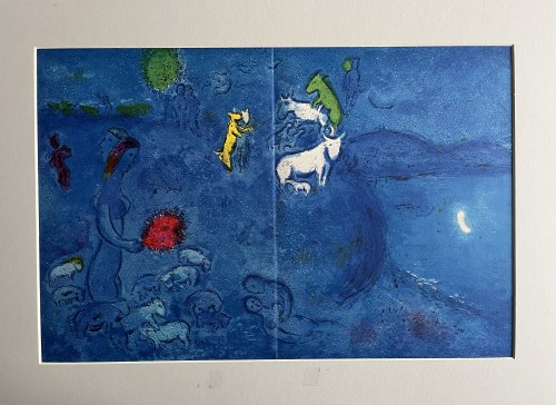 Marc Chagall ( 1887 - 1985 ), z cyklu Daphnis and Chloe - Op.28 - Spring, 1977