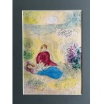 Marc Chagall ( 1887 - 1985 ), z cyklu Daphnis and Chloe - Op.12 - The Swallow, 1977