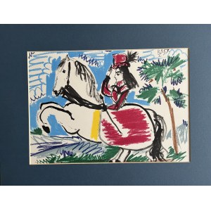Pablo Picasso ( 1881 - 1973 ), aus dem Zyklus Toros Y Toreros - Stiere und Toreadore, 1961