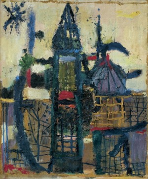 Ziemski Rajmund, PEJZAŻ, ok. 1957- 58