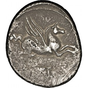 Republika Rzymska, Q. Titius (90 p.n.e.), denar 90 p.n.e., Rzym.
