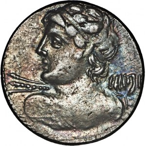 Republika Rzymska, C. Licinius L.f. Macer (84 p.n.e.), denar 84 p.n.e., Rzym.