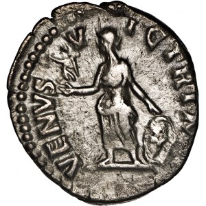 Cesarstwo Rzymskie, Lucylla, żona Lucjusza Werusa, córka Marka Aureliusza, denar, ok. 165-167, Rzym.