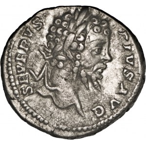 Cesarstwo Rzymskie, Septymiusz Sewer (193 – 211), denar, 201 r., Rzym.