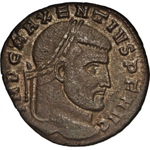 Cesarstwo Rzymskie, Maksencjusz (306-312), follis.