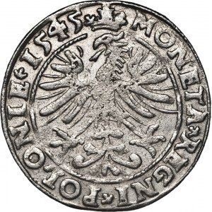 Polska, Zygmunt I Stary (1506–1548), grosz koronny 1545.