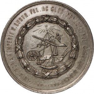 Austria, Medal z okazji 50-lecia panowania cesarza Franciszka Józefa, 1848-1898.