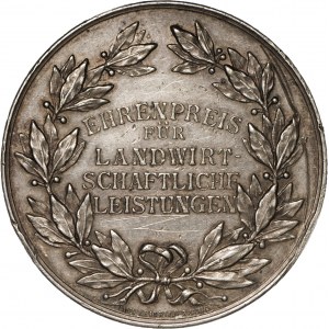 Prusy Zachodnie, Medal nagrodowy za osiągnięcia rolnicze, 1904, Gdańsk.