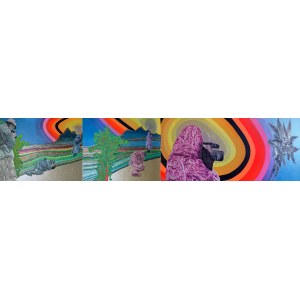 Alicja Żebrowska, Ikony Infiltronu 300 x 60 cm