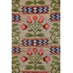 Art Deco kilim Bouquets, Zakopane?, 1920s/30s.