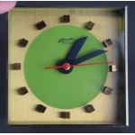 Green Cube clock, Atlanta Electric, 1970s.