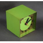 Green Cube clock, Atlanta Electric, 1970s.