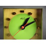 Green Cube clock, Atlanta Electric, 1970s.