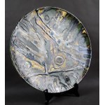 Abstraction platter, Helena Majewska, Kolo, 1962 Unique!