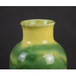 Yellow and green vase pattern 664, Circle, 1950s.