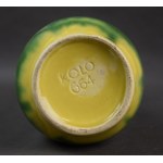 Yellow and green vase pattern 664, Circle, 1950s.