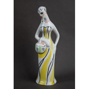 Figurine Woman with basket so called Mushroom Woman, 1960s.