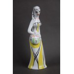 Figurine Woman with basket so called Mushroom Woman, 1960s.