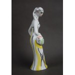 Figurine Woman with basket so called Mushroom Woman, 1960s.