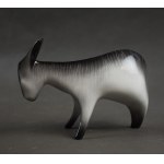 Figurine Donkey, designed by M. Naruszewicz, Ćmielów, 1960s.