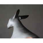 Figurine Donkey, designed by M. Naruszewicz, Ćmielów, 1960s.