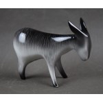 Figurine Donkey, designed by M. Naruszewicz, Ćmielów, 1960s.
