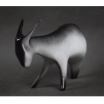 Figurine Donkey, designed by M. Naruszewicz, Ćmielów, 1960s.